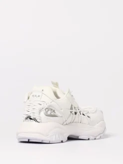 Sneakers Mercury M_VS_01 Versace in mesh e nylon intrecciato