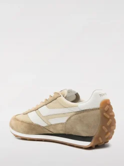 Sneakers Mick Tom Ford in camoscio e mesh