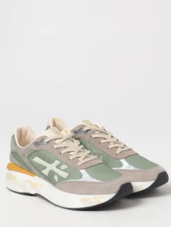 Sneakers Moerun Premiata in camoscio e nylon