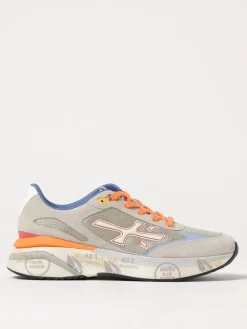 Sneakers Moerun Premiata in camoscio e mesh