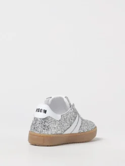 Sneakers MSGM Kids in pelle glitter