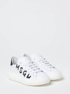 Sneakers MSGM Kids in pelle