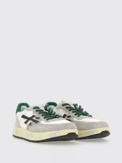 Sneakers Nous Premiata in camoscio e mesh