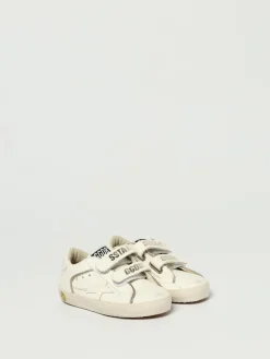 Sneakers Old School Golden Goose in pelle e glitter used