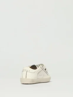 Sneakers Old School Golden Goose in pelle e glitter used