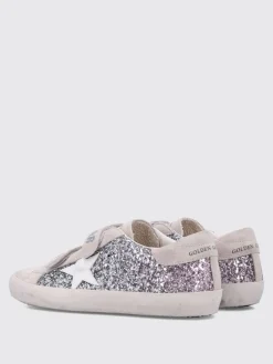 Sneakers Old School Golden Goose in camoscio e glitter