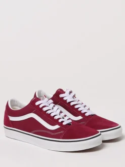 Sneakers Old Skool Vans in camoscio e canvas