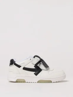Sneakers Out Of Office Off-White Kids in pelle e mesh