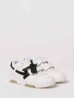 Sneakers Out Of Office Off-White Kids in pelle e mesh