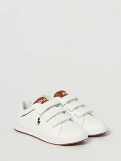 Sneakers Polo Ralph Lauren in pelle sintetica con logo ricamato