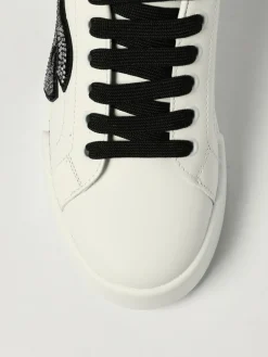 Sneakers Portofino Dolce & Gabbana in pelle con strass