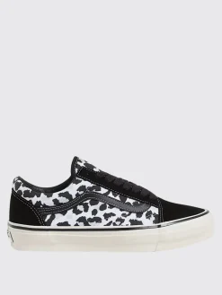 Sneakers Premium Old School Vans in camoscio e canvas