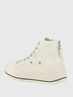 Sneakers R13 in canvas di cotone effetto used