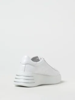 Sneakers Rebel Hogan in pelle con logo di strass