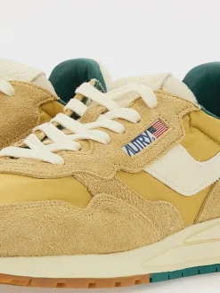 Sneakers Reelwind Autry in camoscio e nylon