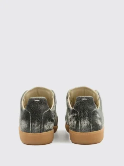 Sneakers Replica Maison Margiela in pelle laminata cracklè
