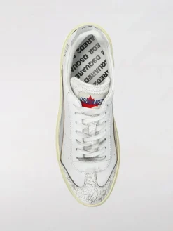 Sneakers Rider Dsquared2 in pelle effetto used
