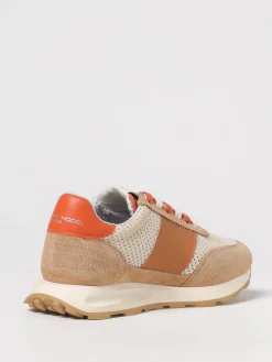 Sneakers Running Tour Philippe Model in camoscio e mesh traforato