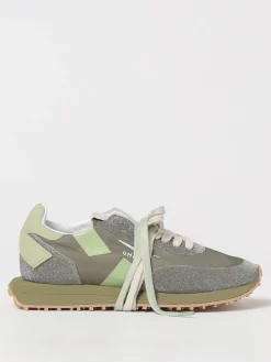 Sneakers Rush Ghoud in pelle e tessuto glitter