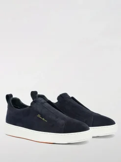 Sneakers Santoni in camoscio