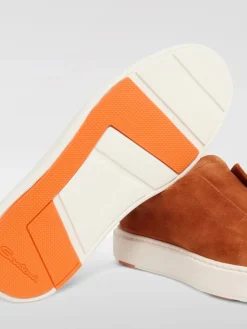 Sneakers Santoni in camoscio