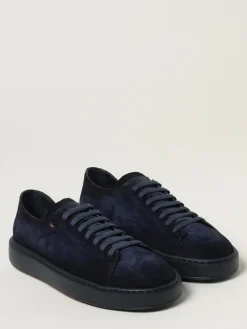 Sneakers Santoni in camoscio