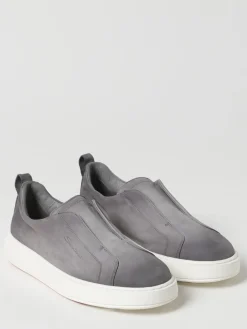 Sneakers Santoni in camoscio