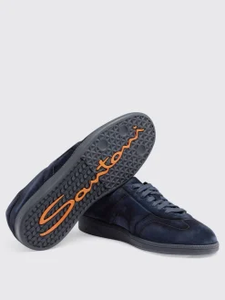 Sneakers Santoni in camoscio