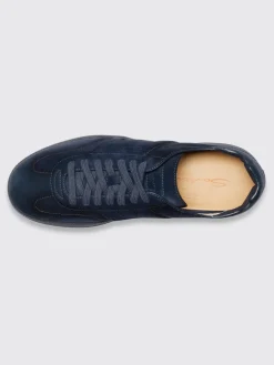 Sneakers Santoni in camoscio