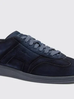 Sneakers Santoni in camoscio