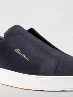 Sneakers Santoni in camoscio