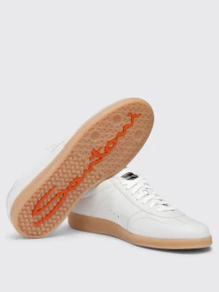 Sneakers Santoni in pelle a grana