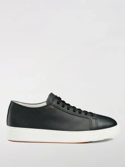 Sneakers Santoni in pelle a grana