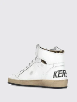 Sneakers Sky-Star Golden Goose in pelle used e cavallino animalier
