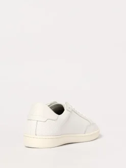 Sneakers SL/10 Saint Laurent in pelle con mirco fori goffrati