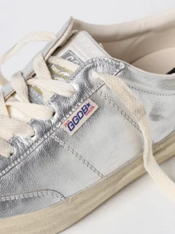 Sneakers Soul Star Golden Goose in nappa laminata effetto used