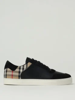 Sneakers Stevie Burberry in pelle e canvas check