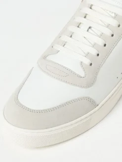 Sneakers Stevie Burberry in pelle e canvas jacquard