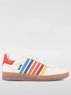 Sneakers Summer Lovers Dsquared2 in pelle a grana