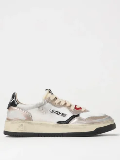 Sneakers Super Vintage Autry in pelle laminata e mesh used