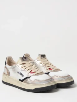Sneakers Super Vintage Autry in pelle laminata e mesh used