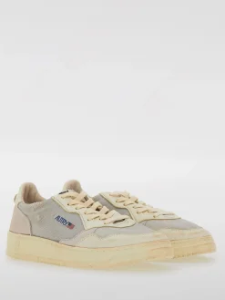 Sneakers Super Vintage Autry in mesh e pelle used