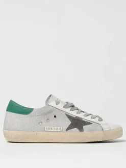 Sneakers Super-Star Golden Goose in mesh e pelle used