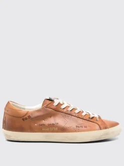 Sneakers Super-Star Golden Goose in pelle used con scritte