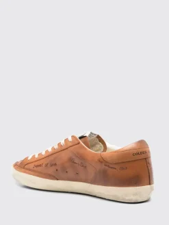Sneakers Super-Star Golden Goose in pelle used con scritte