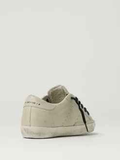 Sneakers Super-Star Golden Goose in pelle used e cavallino animalier