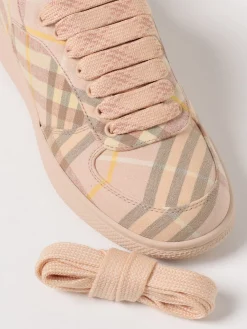 Sneakers Terrace Check Burberry in lino stampato