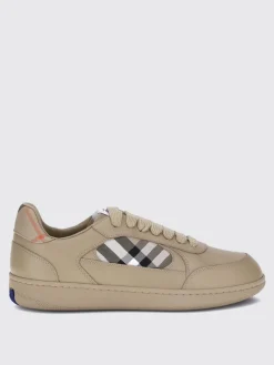 Sneakers Terrace Check Burberry in pelle