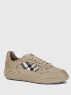 Sneakers Terrace Check Burberry in pelle
