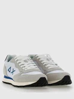 Sneakers Tom Solid SUN68 in camoscio e mesh